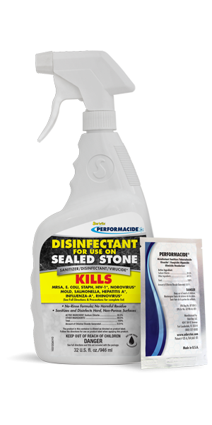 Performacide® Disinfectant for Sealed Stone - 32 oz. Kit 