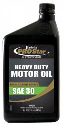Pro Star Super Premium Heavy Duty Motor Oil SAE 30