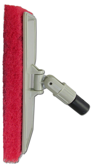 Flexible Head Scrubber With Red Pad