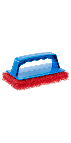 Scrub Pad With Handle (Medium) (Red)
