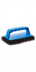 Scrub Pad With Handle (Coarse) (Black)