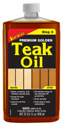 Premium Golden Teak Oil - Step 3