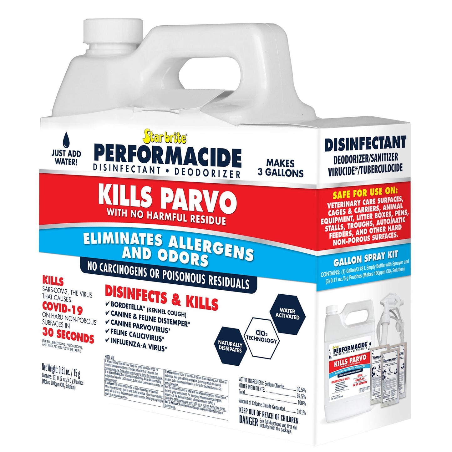 Performacide 32 oz. Refill (6 - Pack) – Kills Parvo Virus - Star brite Distributing, LLC