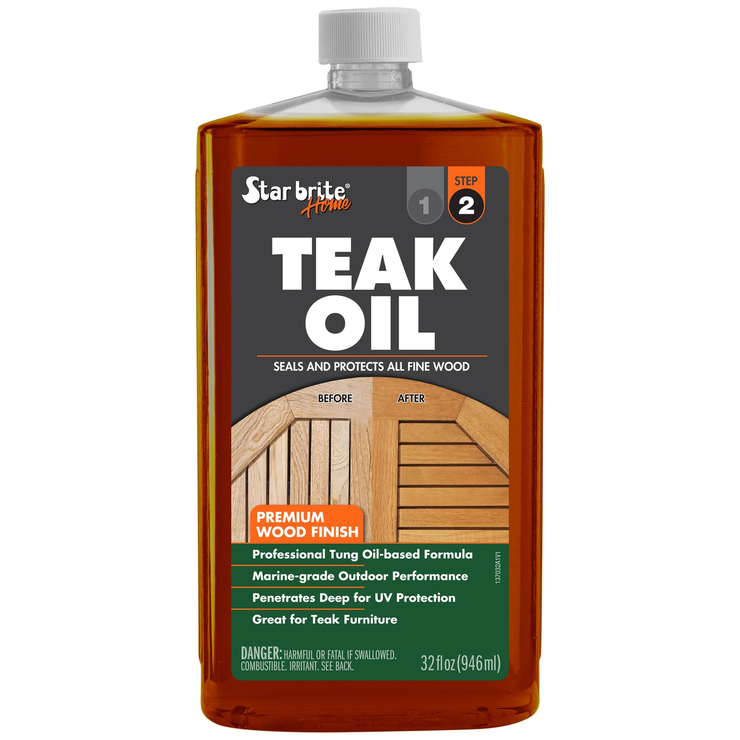 Teak Oil, Marine - Grade - Star brite Distributing, LLC
