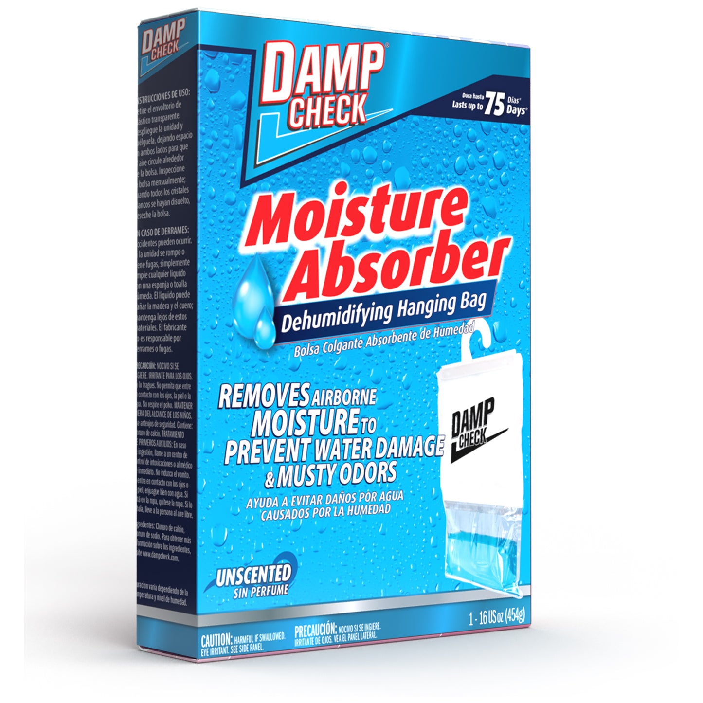 Damp Check Hanging Moisture Absorber – Dehumidifier Bag, Unscented