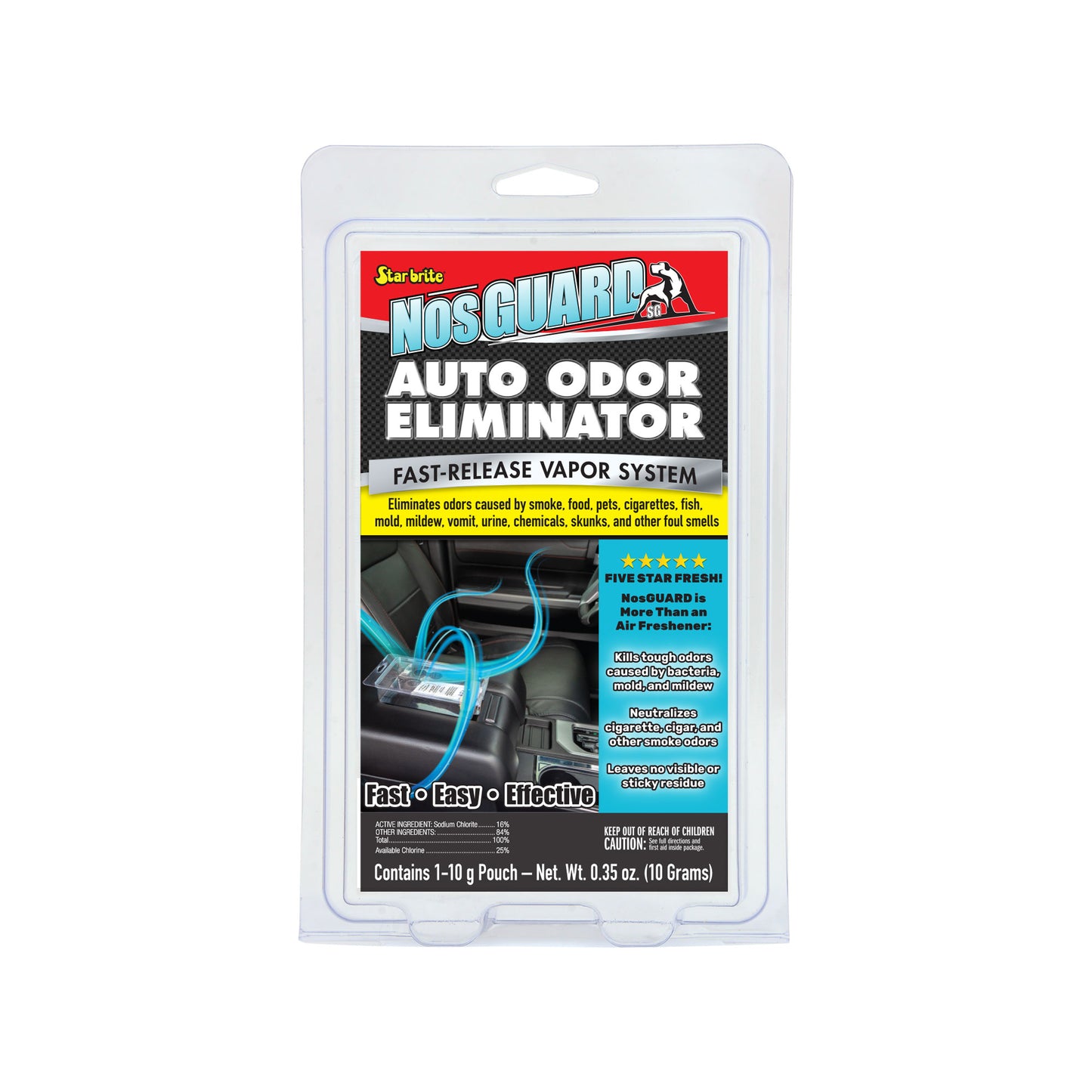 NosGUARD Auto Odor Eliminator - Quick-Action Vapor System