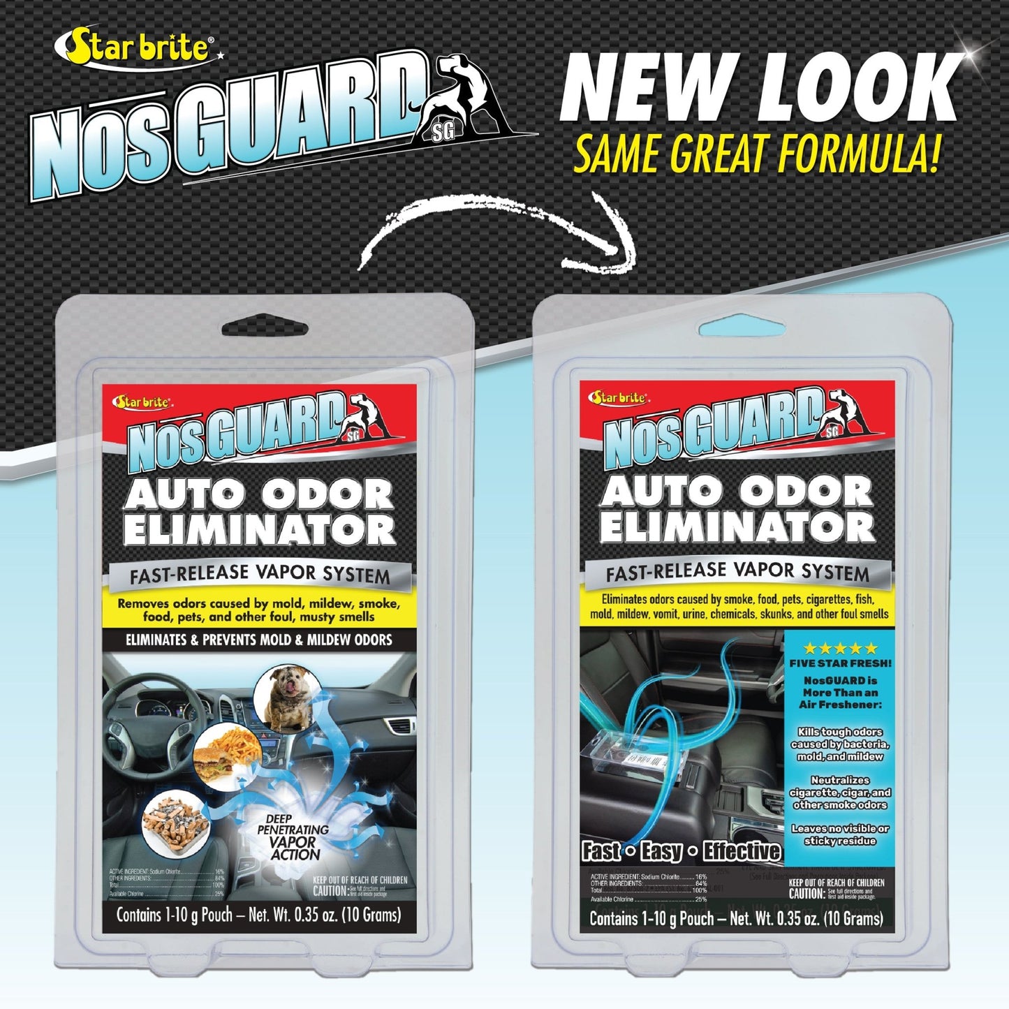NosGUARD Auto Odor Eliminator - Quick - Action Vapor System - Star brite Distributing, LLC