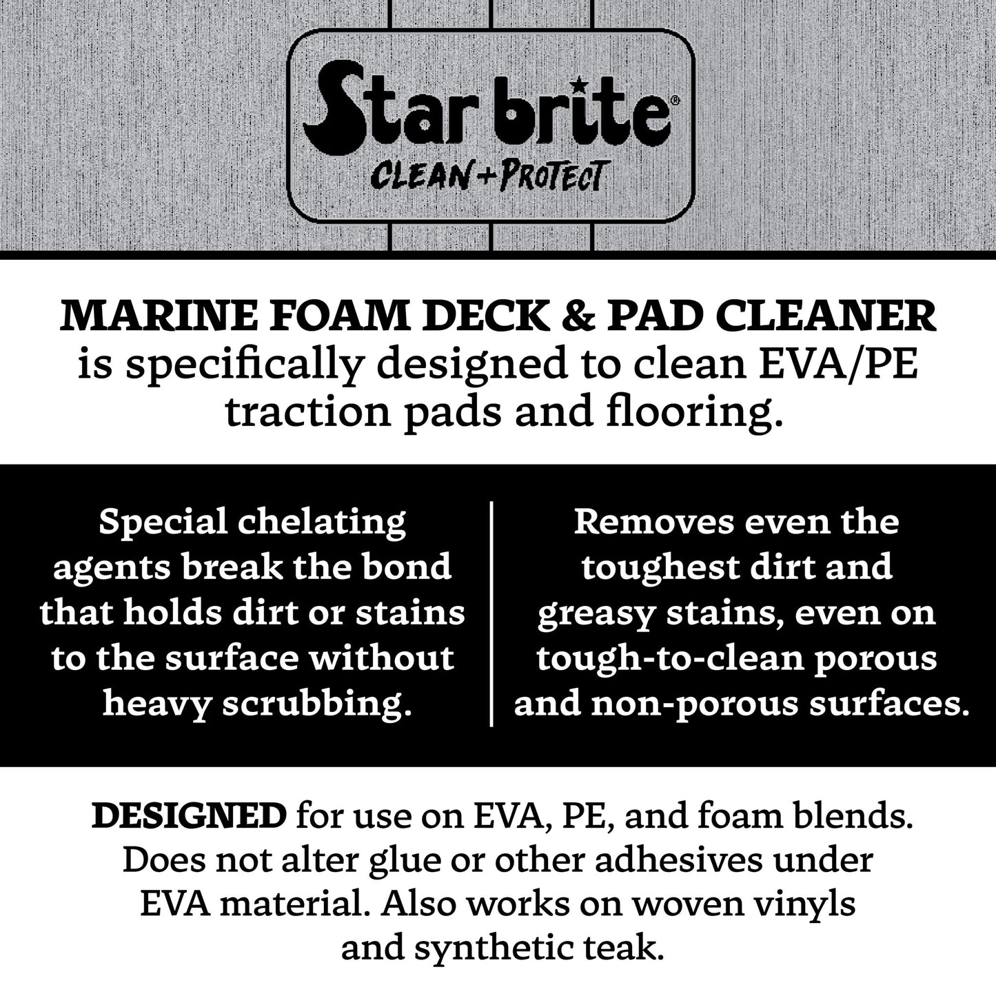 Marine Foam Deck + Pad Cleaner – EVA Foam Spray Cleaner - Star brite Distributing, LLC