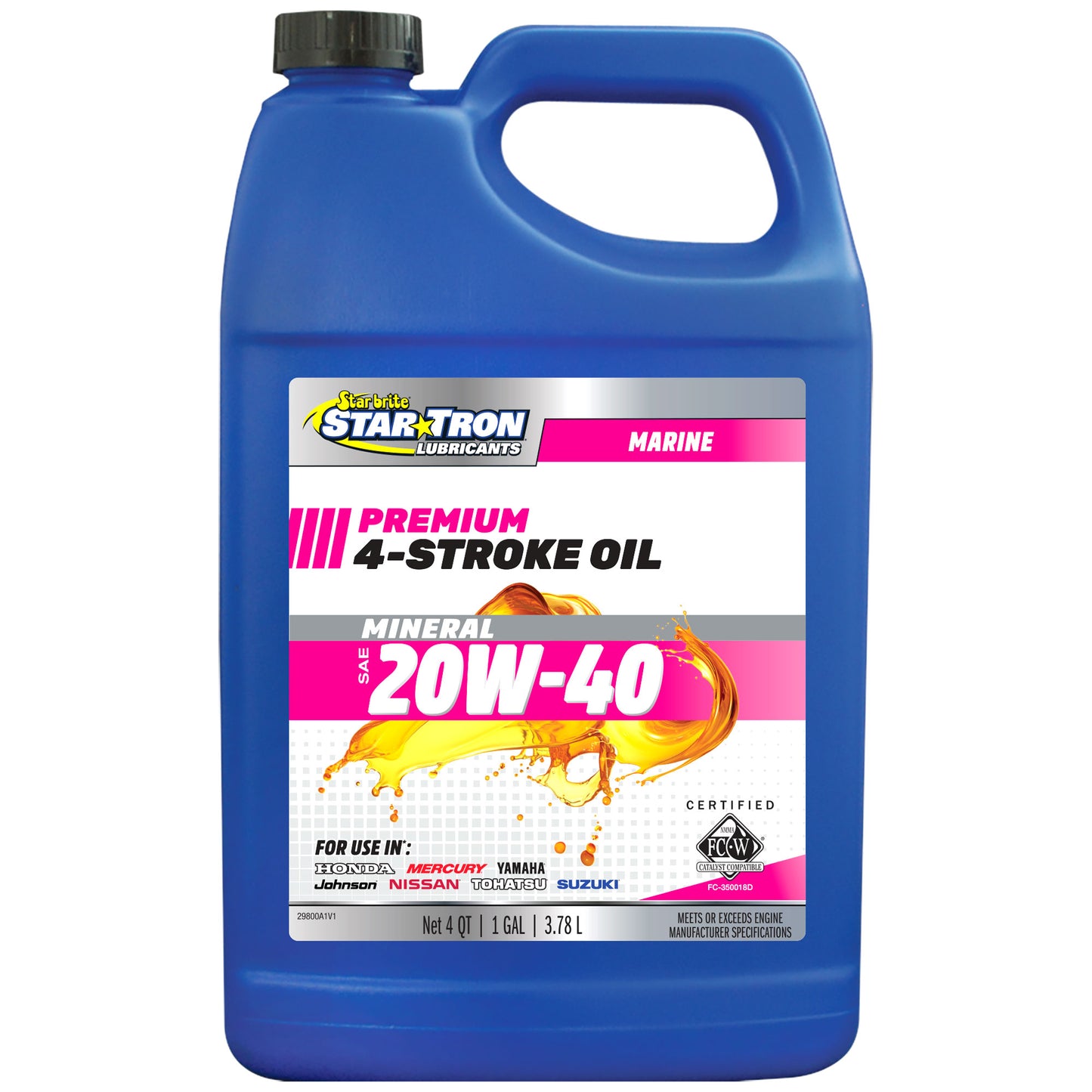 Star Tron Lubricants 20W-40 Mineral 4-Stroke Oil