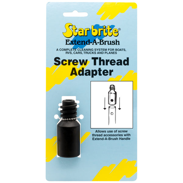 Screw Thread Adapter for Extend-A-Brush Handles - Star brite Distributing, LLC