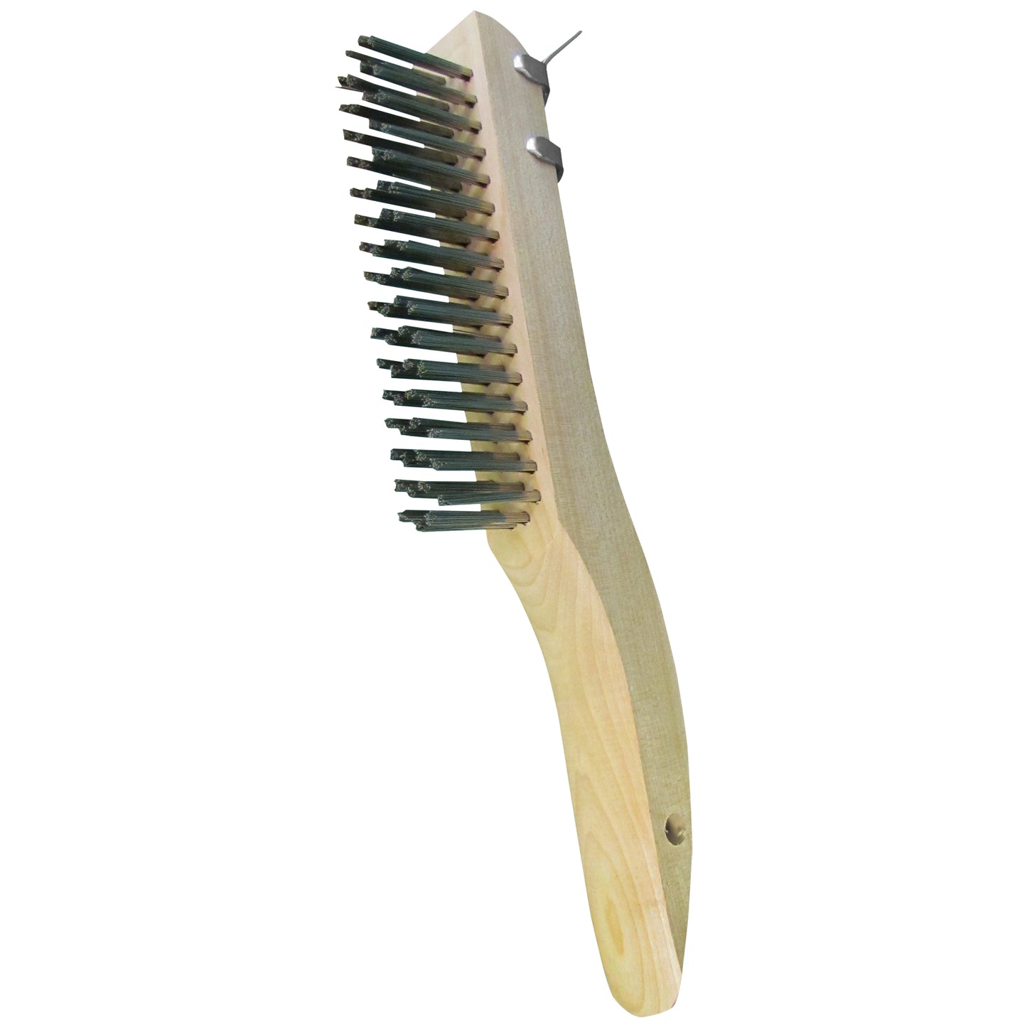 10.5" Stainless Steel Bristle Brush with Scraper - Star brite Distributing, LLC