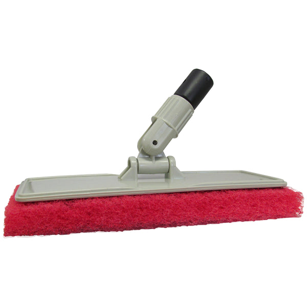 Large Scrub Red Pad With Flexible Head Scrubber - Medium Texture - Star brite Distributing, LLC