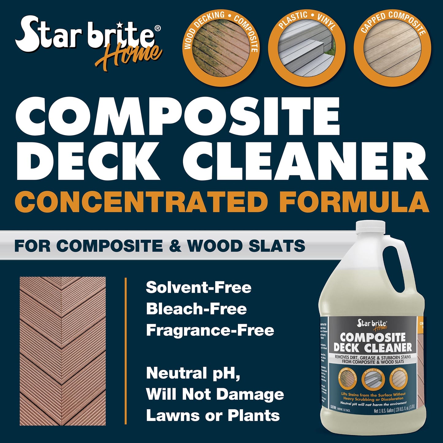 Composite Deck Cleaner - Star brite Distributing, LLC