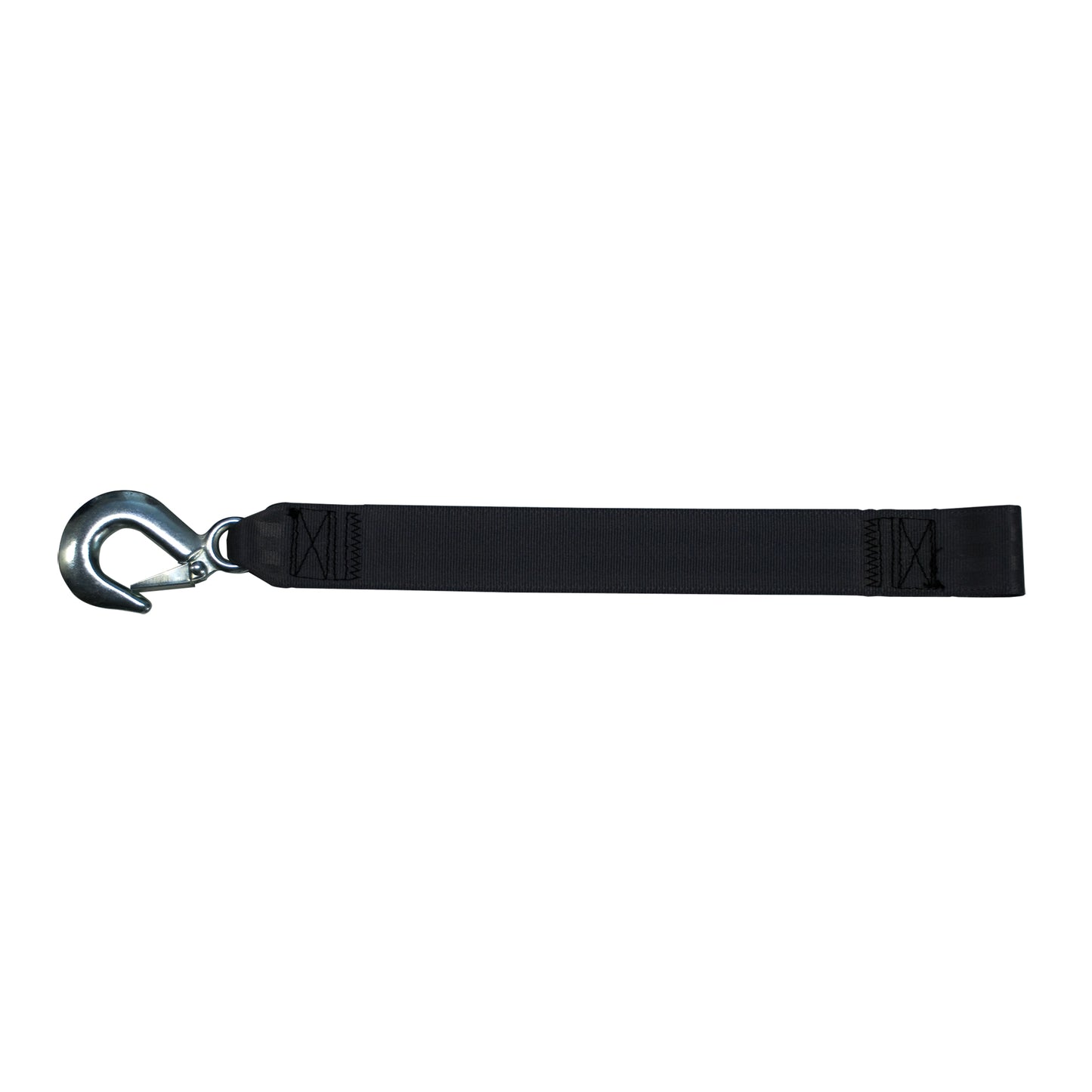 20' Winch Strap with Loop End & Forged Hook – Heavy-Duty Boat Trailer Strap