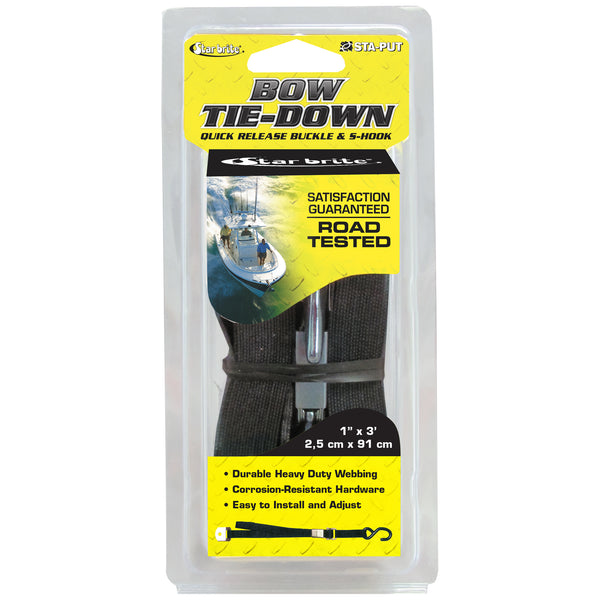 36" Heavy-Duty Tie Down Strap with Quick Release Buckle - Star brite Distributing, LLC