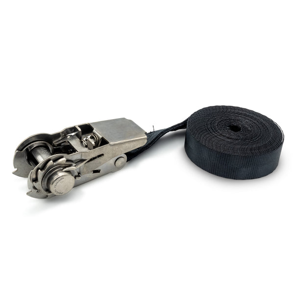 16’ Ratchet Tie Down Strap with Coated S-Hooks - Star brite Distributing, LLC