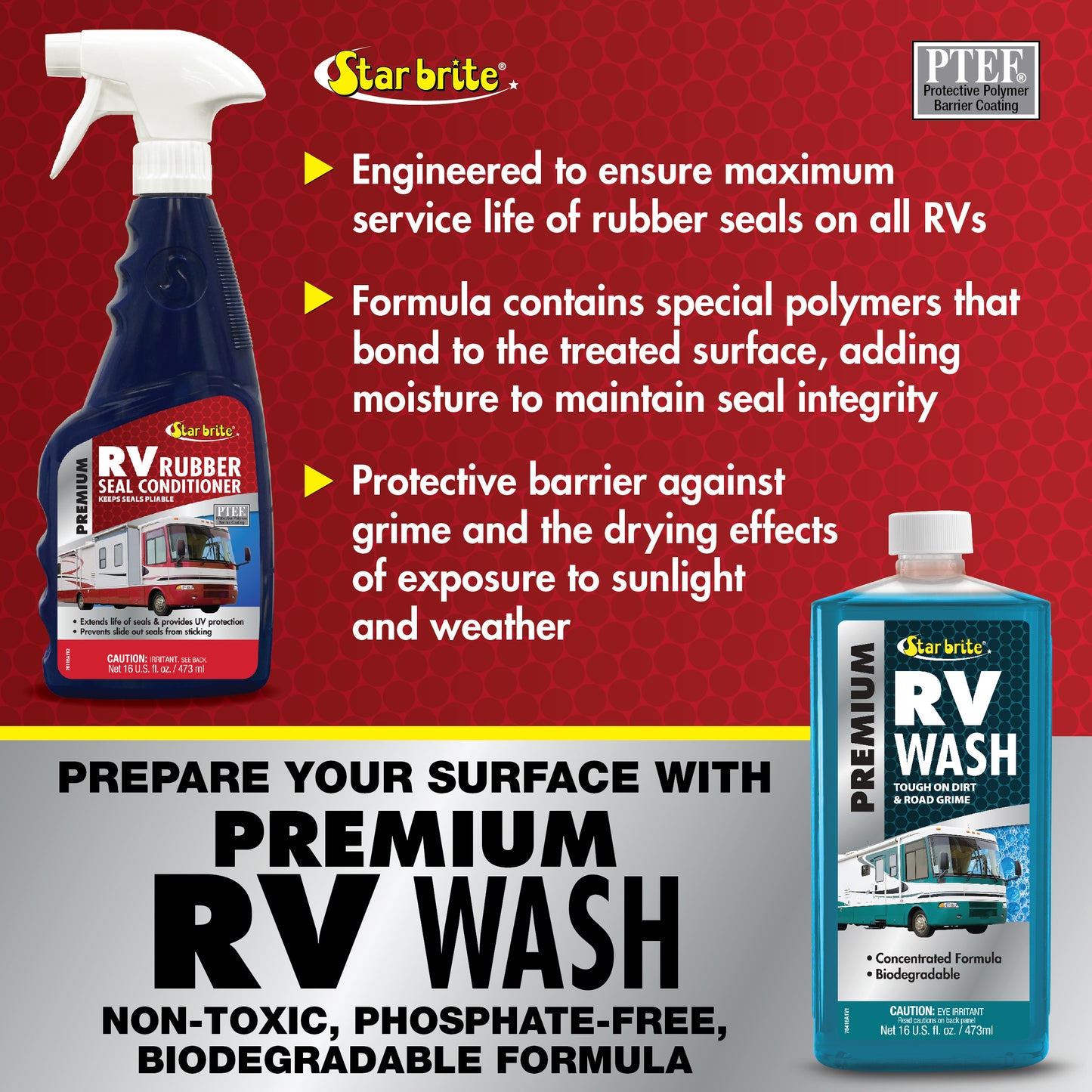 Premium RV Rubber Conditioner - UV & Weather Resistant