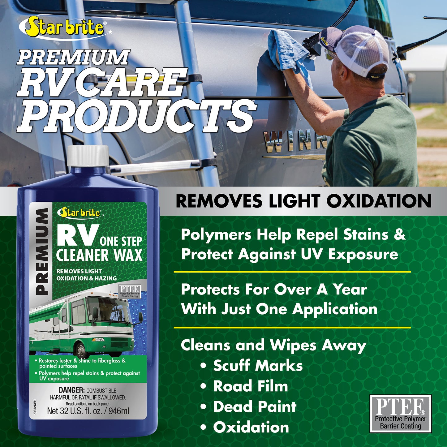 Premium RV One Step Cleaner Wax