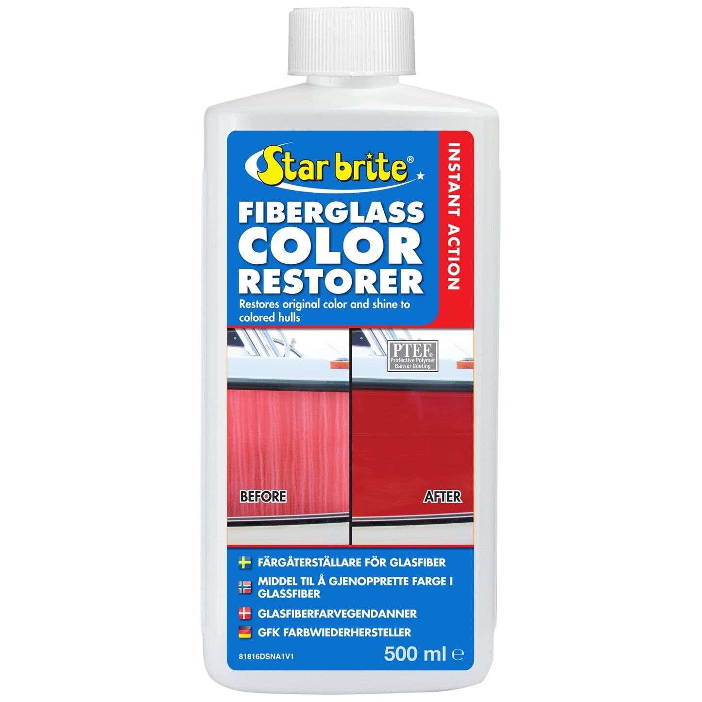 Fiberglass Color Restorer - Formulated for Colored Hulls - Star brite Distributing, LLC