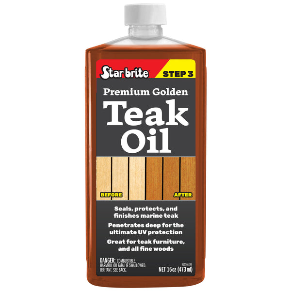 Premium Golden Teak Oil - Step 3