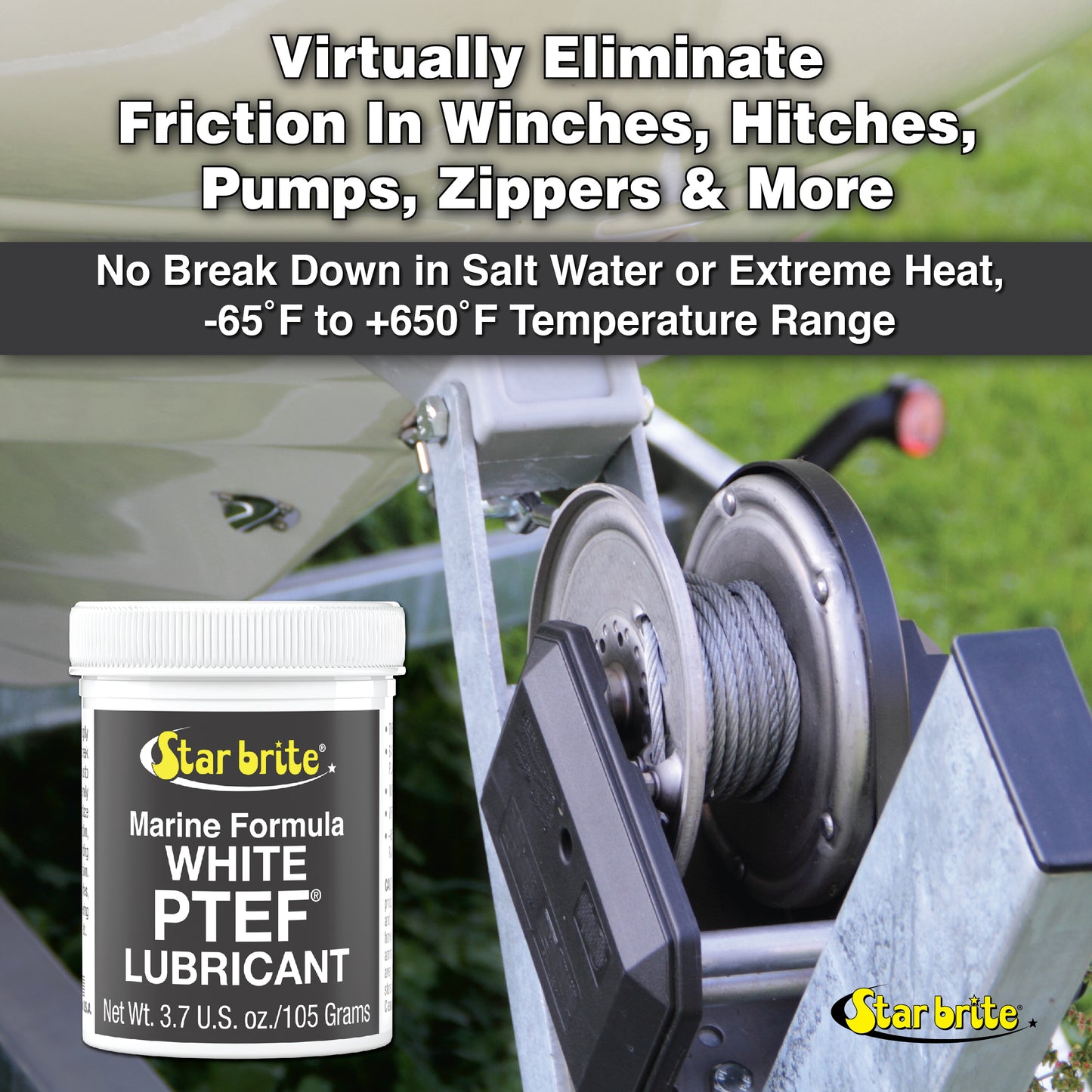 Marine Grade White PTEF Lubricant