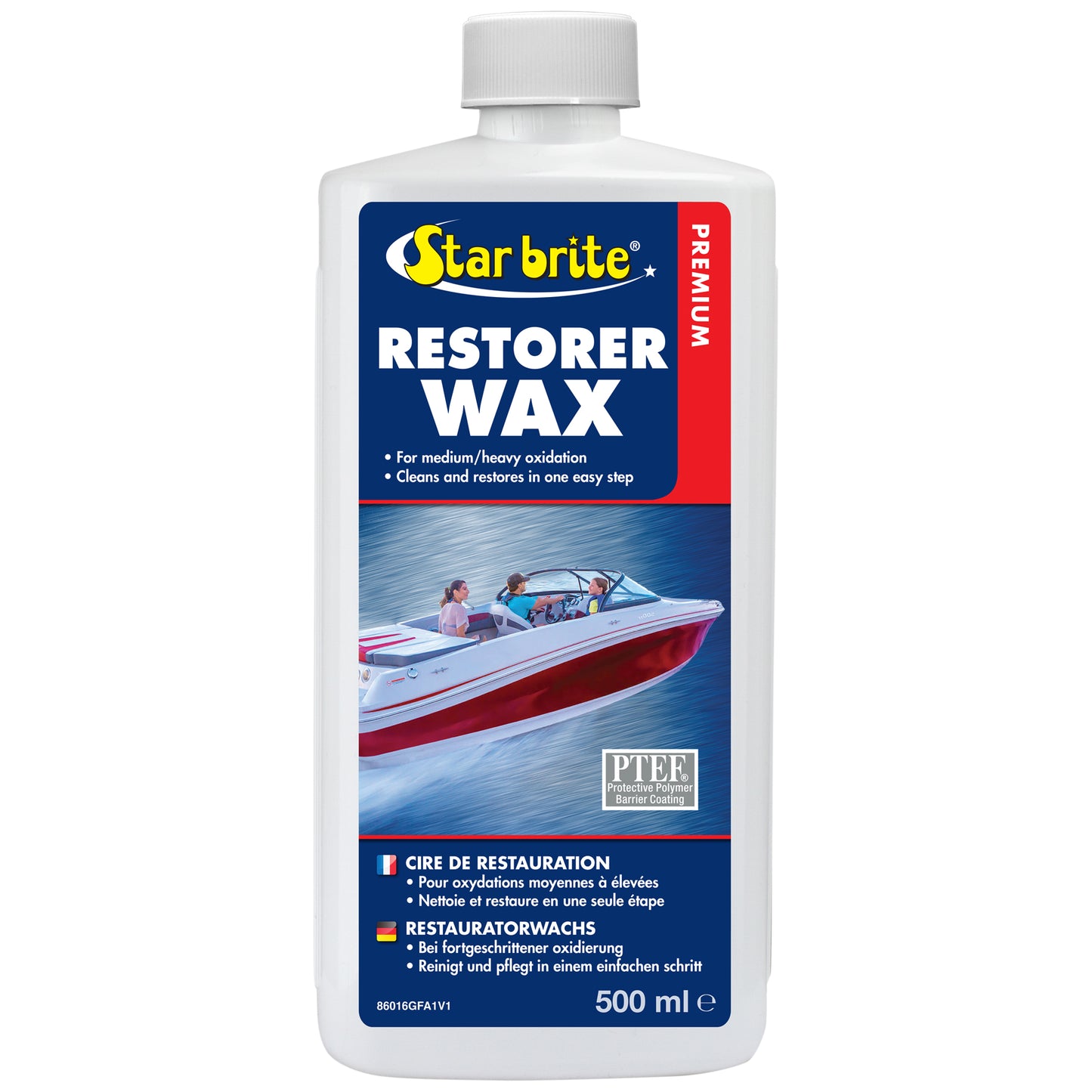 Premium Restorer Wax - For Medium to Heavy Oxidation - Star brite Distributing, LLC