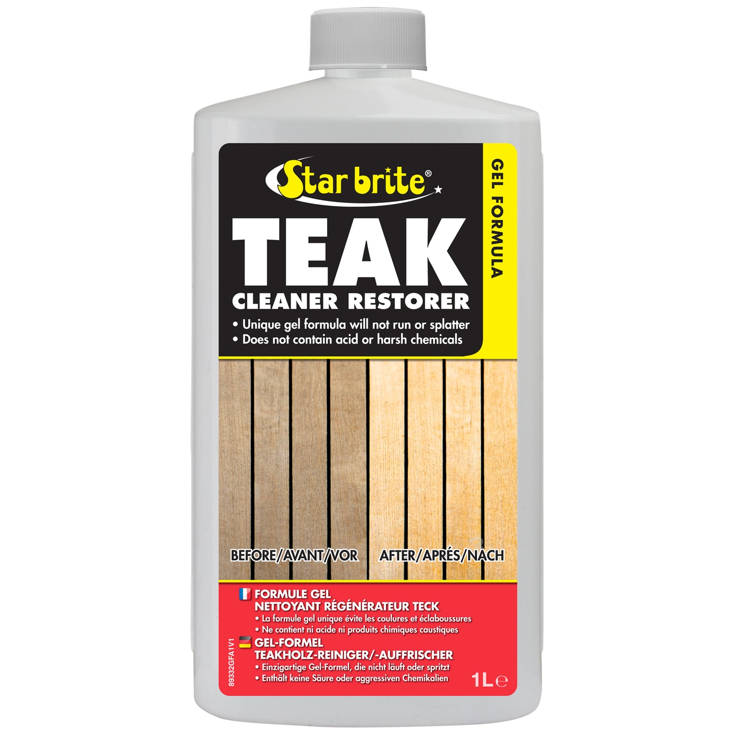 Teak Sealer Remover - Gel Formula, Citrus Scent - Star brite Distributing, LLC