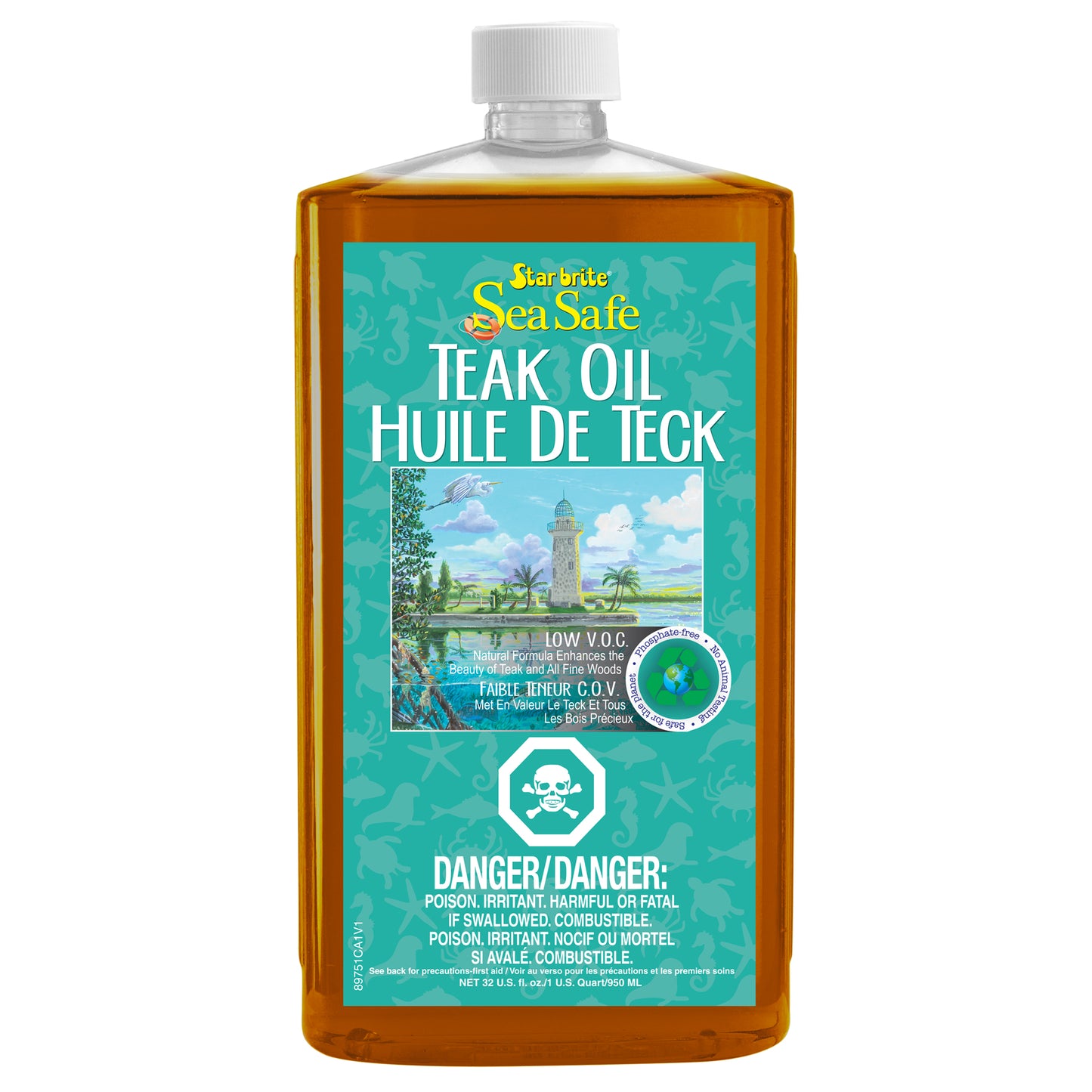 Sea Safe Teak Oil - Low VOC Wood Protector