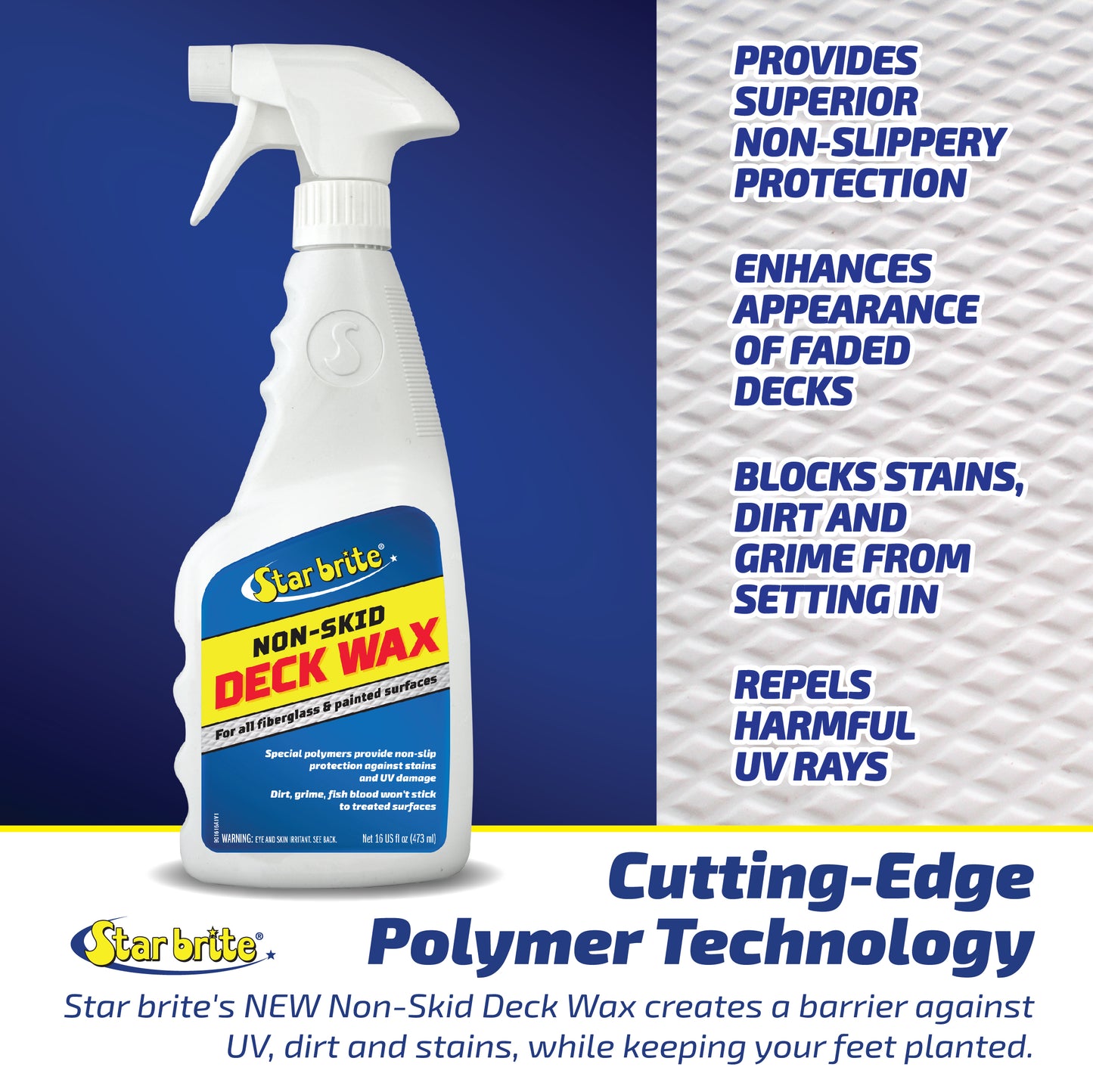 Non-Skid Deck Wax - Non-Slip UV Protection