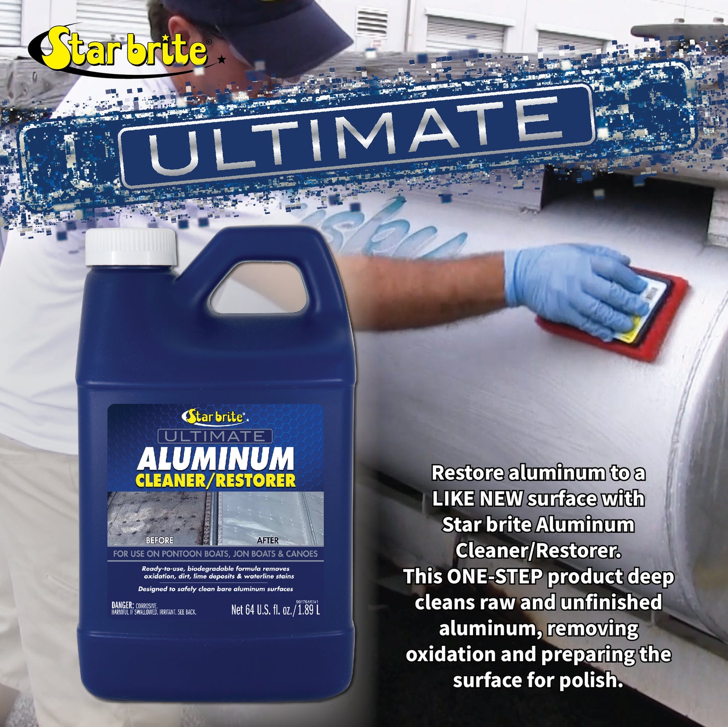 Ultimate Aluminum Cleaner & Restorer – Biodegradable Formula - Star brite Distributing, LLC