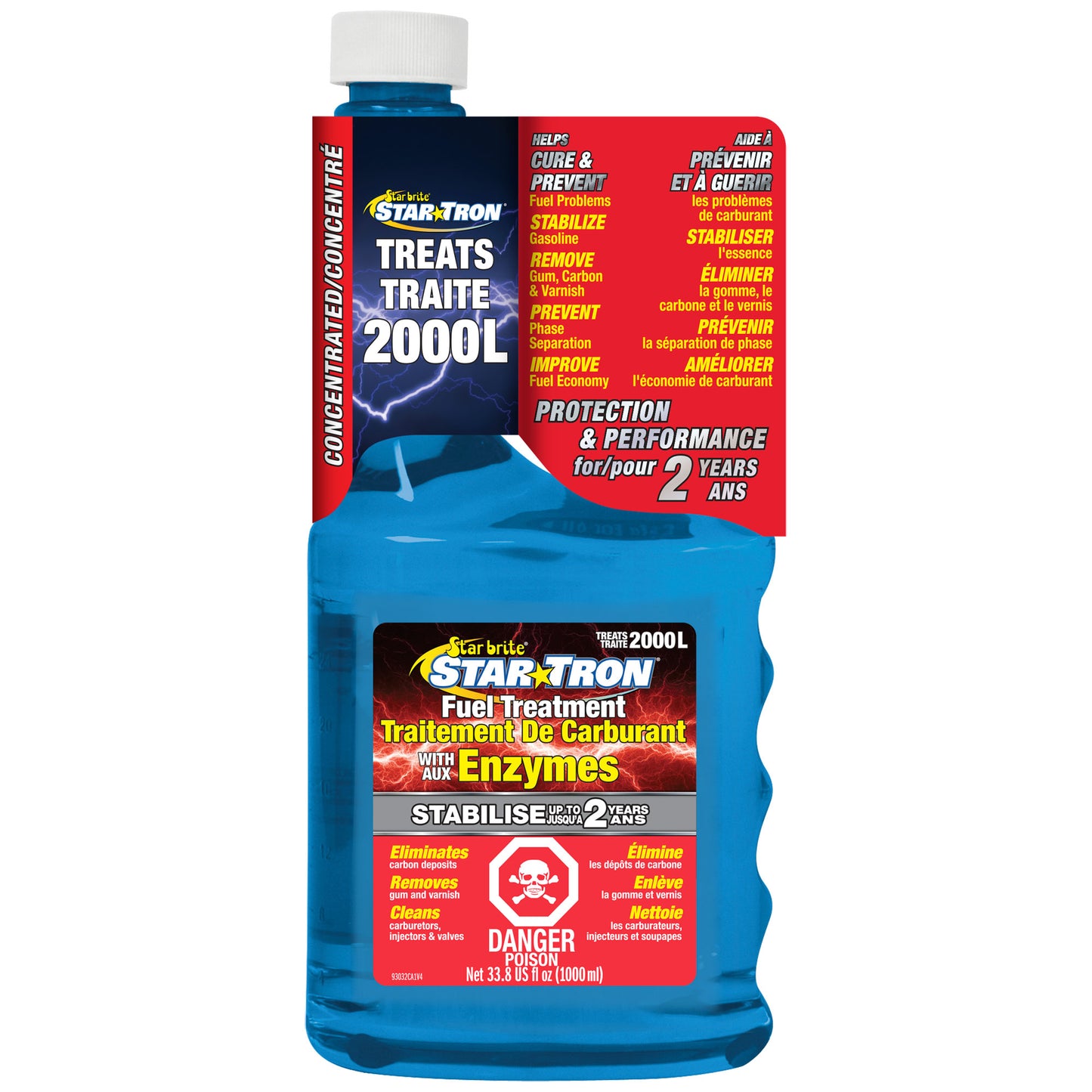 Star Tron Enzyme Fuel Treatment - Concentrate Gas Formula