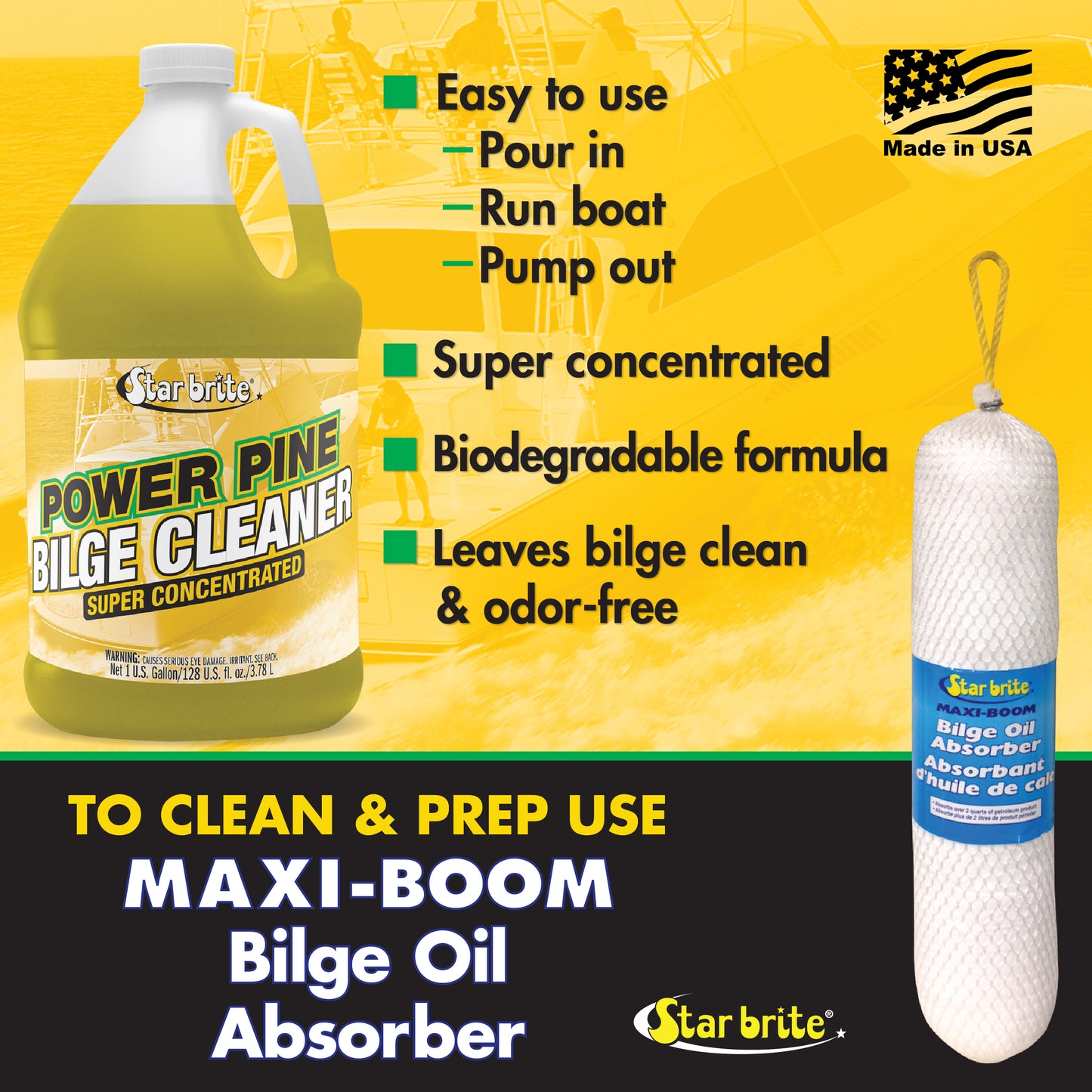 Concentrated Power Pine Bilge Cleaner - Fresh Pine Scent