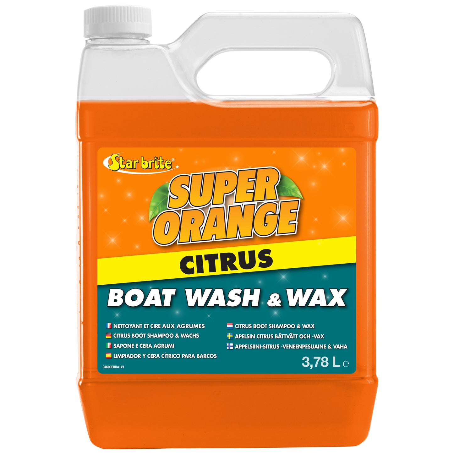 Super Orange Citrus Boat Wash & Wax - Fresh & Salt Water - Star brite Distributing, LLC