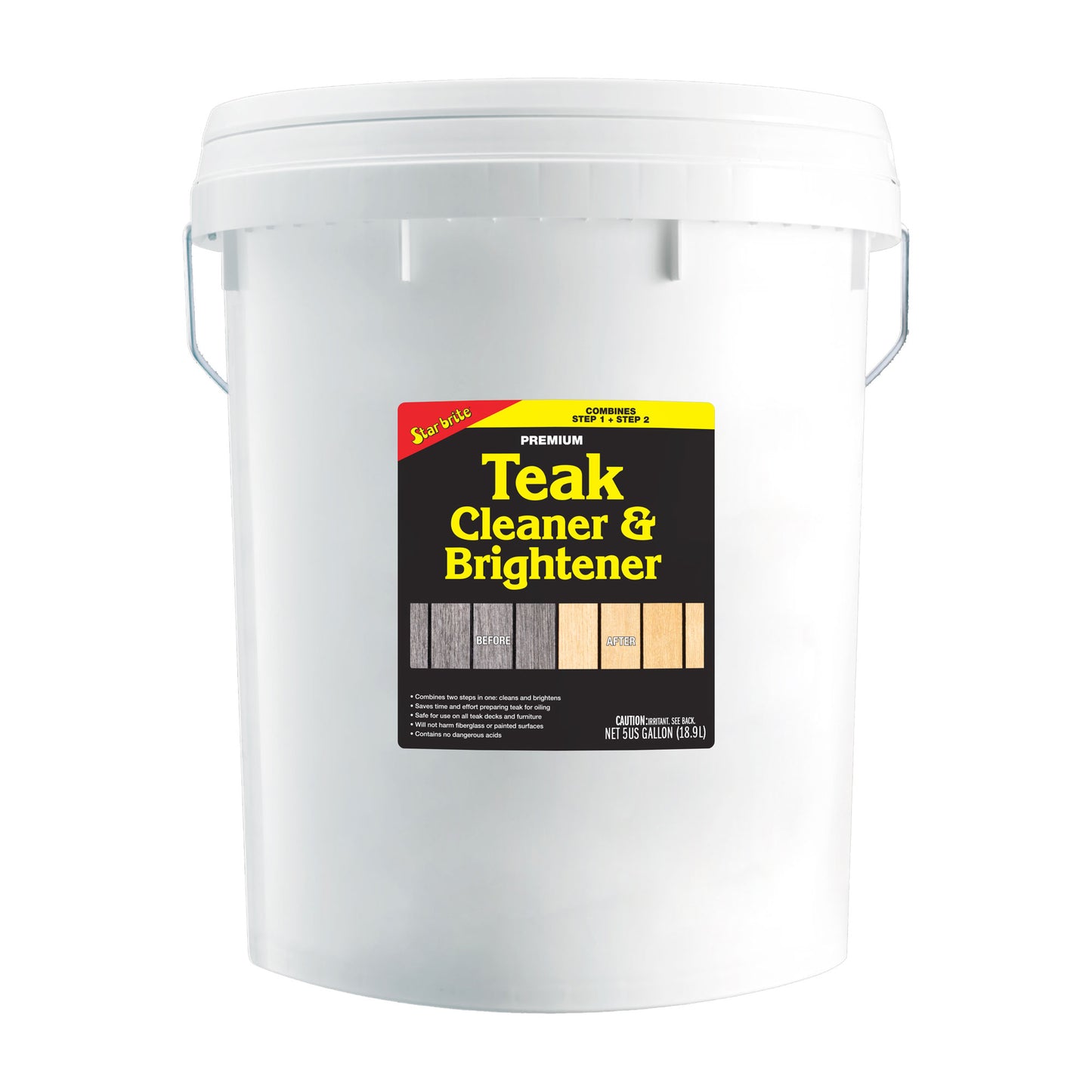 Teak Cleaner & Brightener - Restore & Enhance Wood Grain - Star brite Distributing, LLC