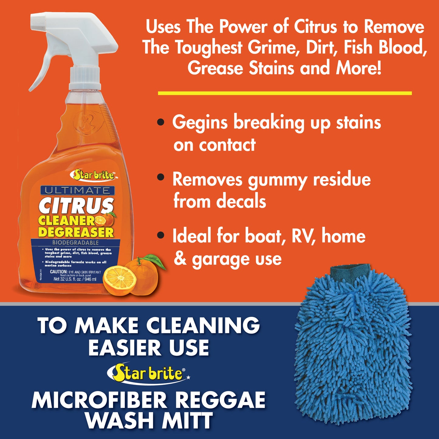 Ultimate Citrus Cleaner & Degreaser - Biodegradable