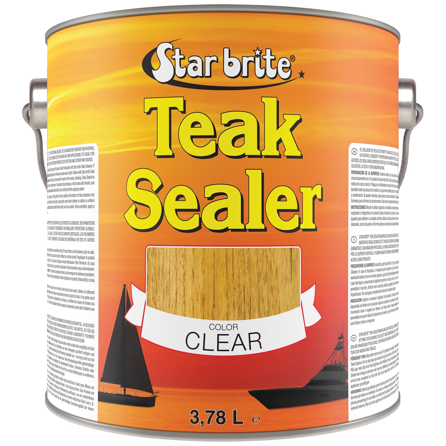 Durable Clear Teak Sealer - Clear Color - Star brite Distributing, LLC