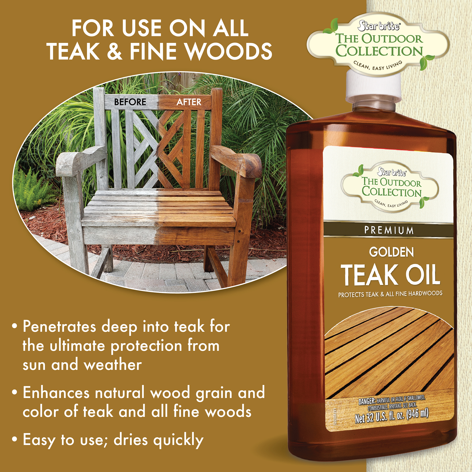 The Outdoor Collection Premium Teak Oil
