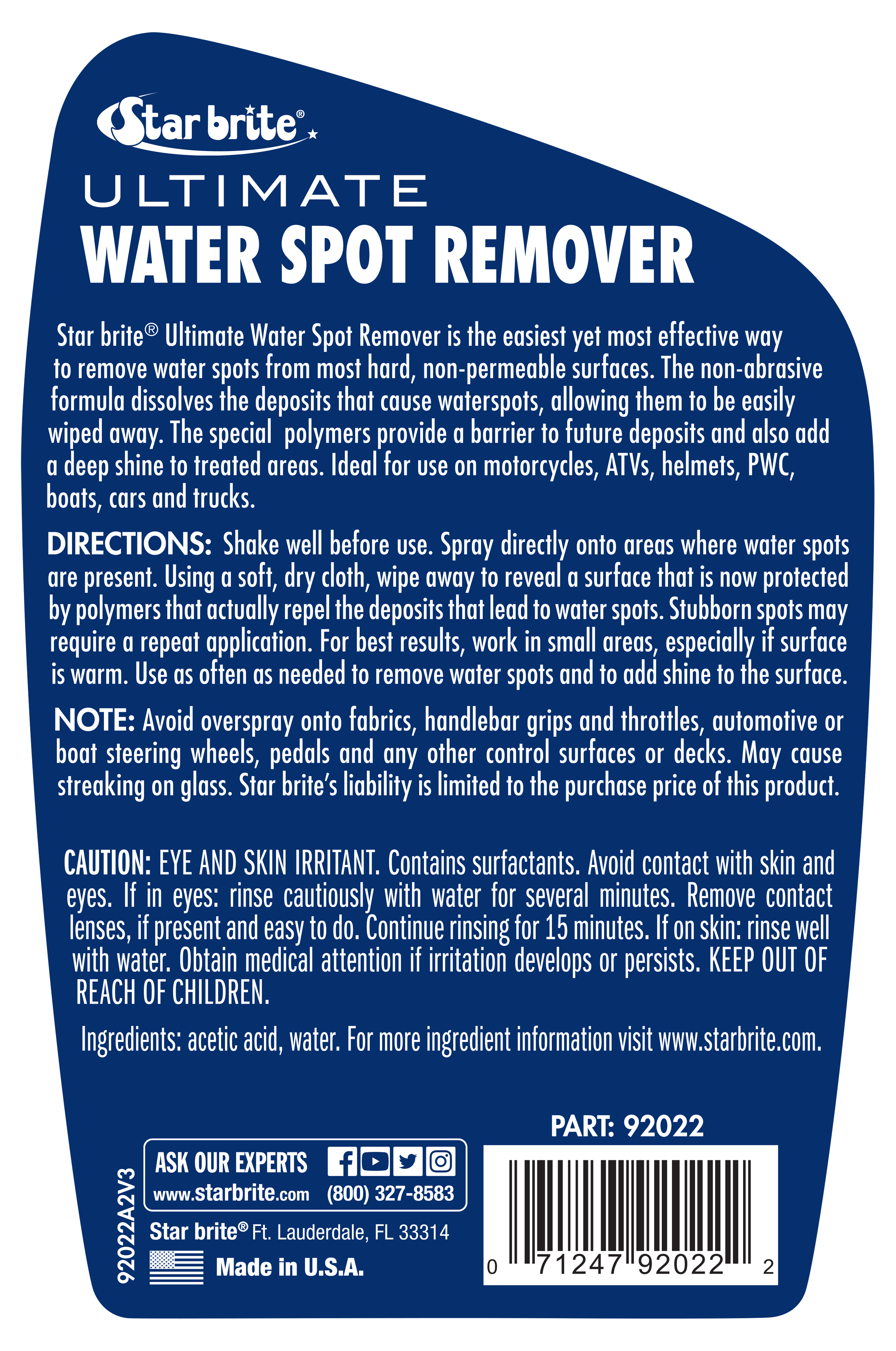Water Dog: Hard Water Spot Eliminator – Peregrine 250