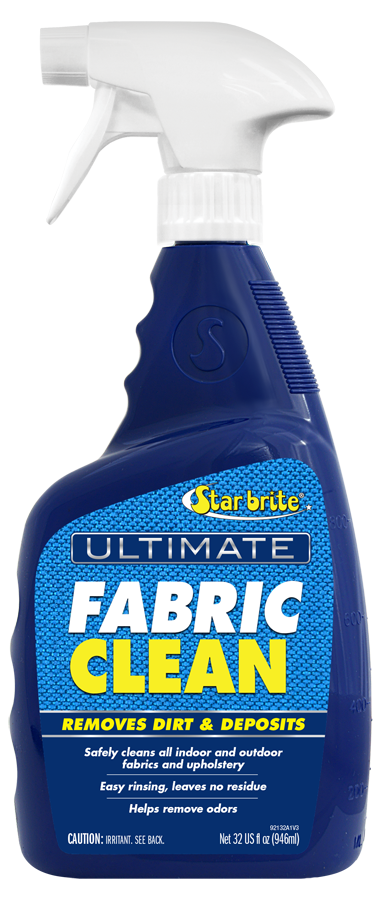 Cleaning fabric trim with Fabra Cadabra