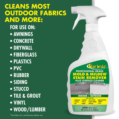 Professional Grade Mold & Mildew Stain Remover