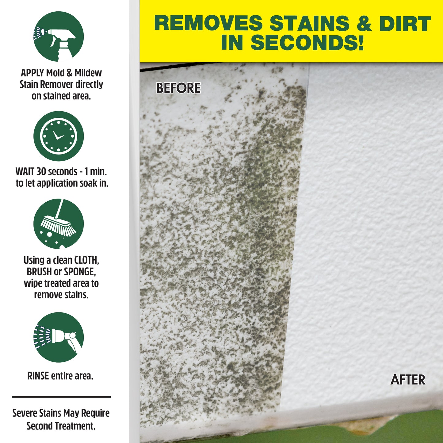 Professional Grade Mold & Mildew Stain Remover
