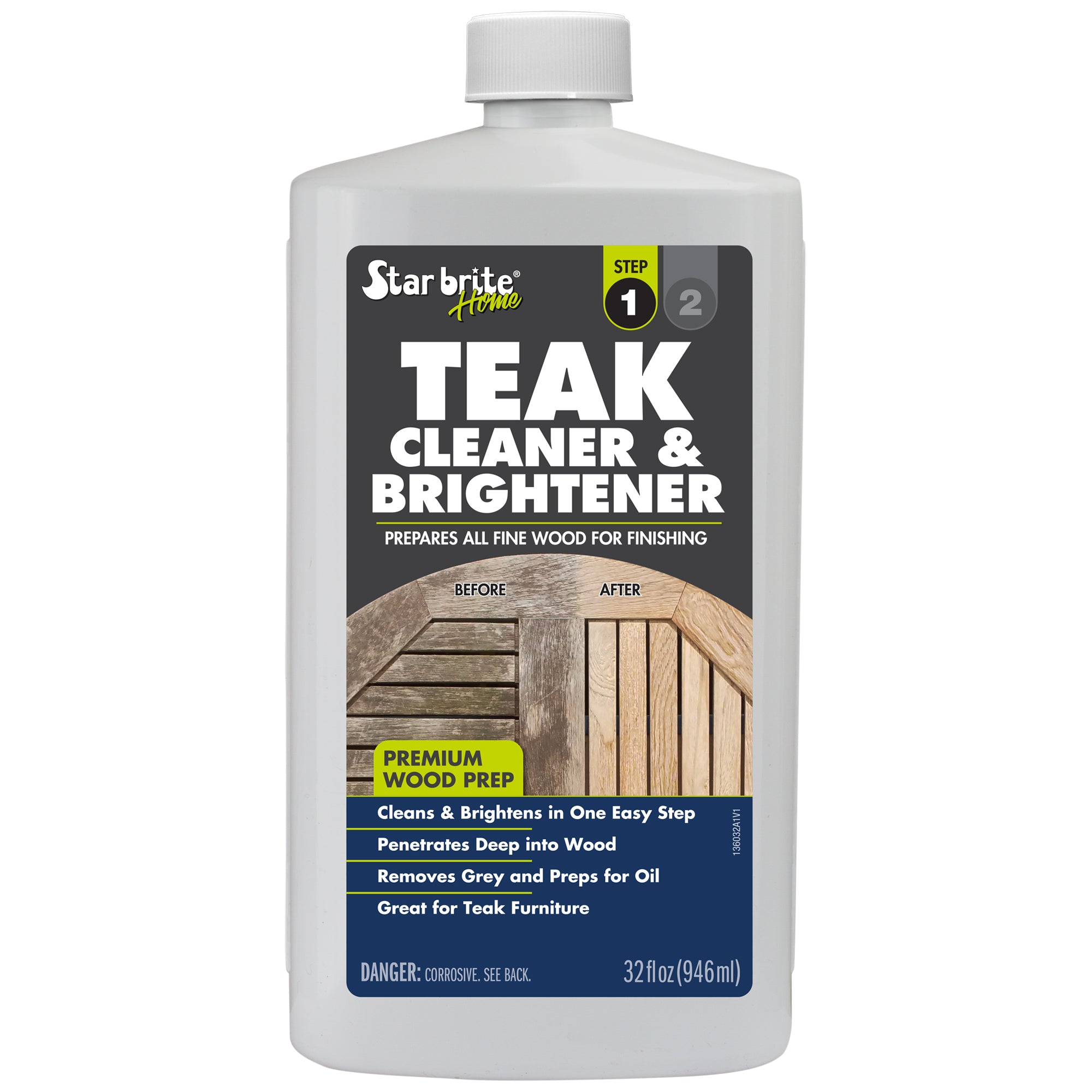 Teak Cleaner & Brightener - Step 1 – Star brite Distributing, LLC