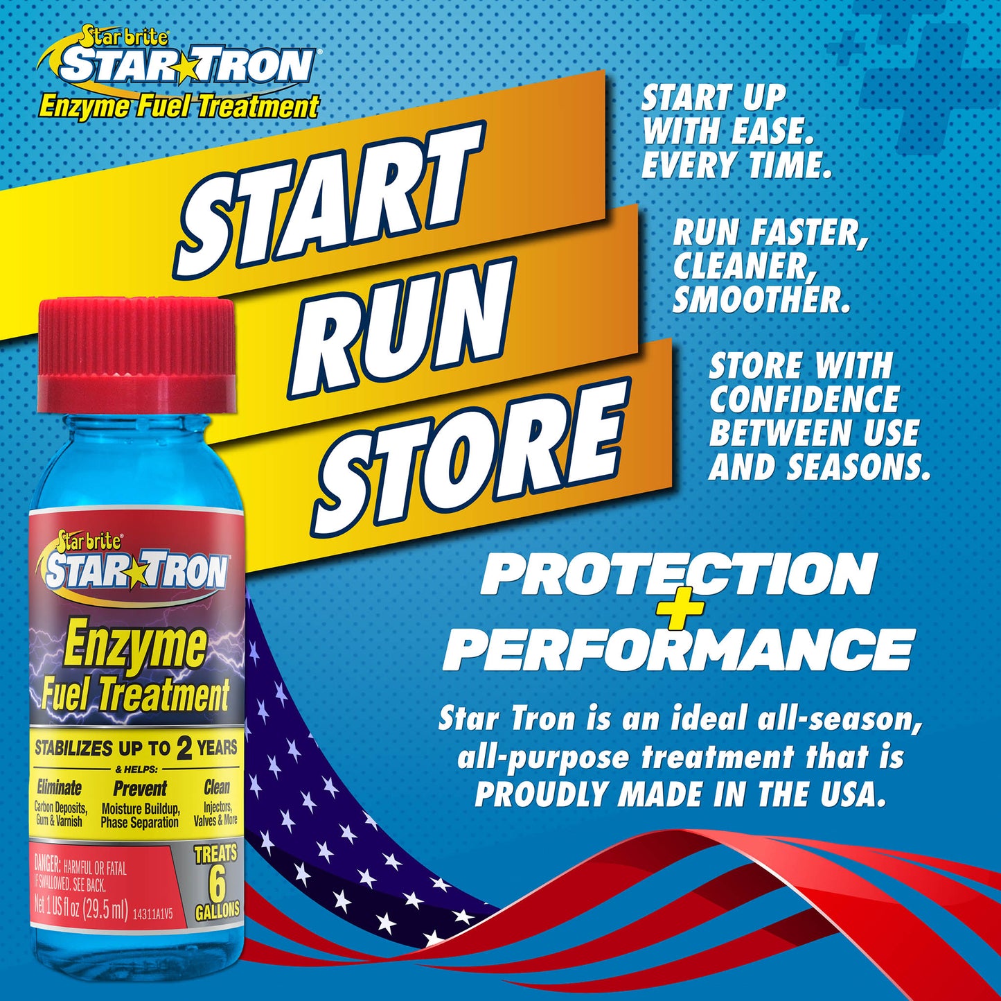 Star Tron Enzyme Fuel Treatment - Classic Gas Formula - Star brite Distributing, LLC