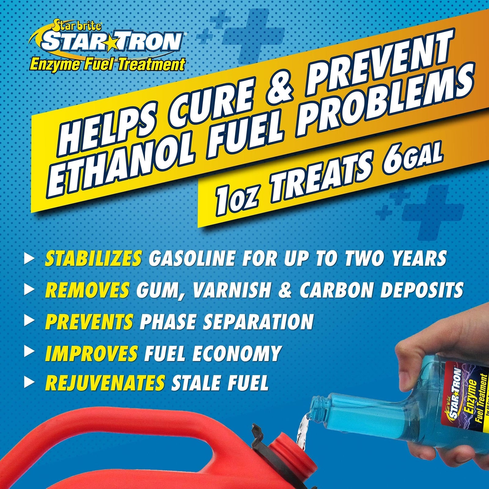 Enzyme Fuel Treatment - Classic Gas Formula - Star brite Distributing, LLC