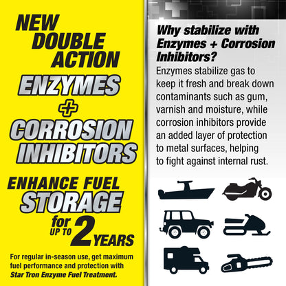 Star Tron Stabilizer+ Fuel Storage & Corrosion Protection - Star brite Distributing, LLC