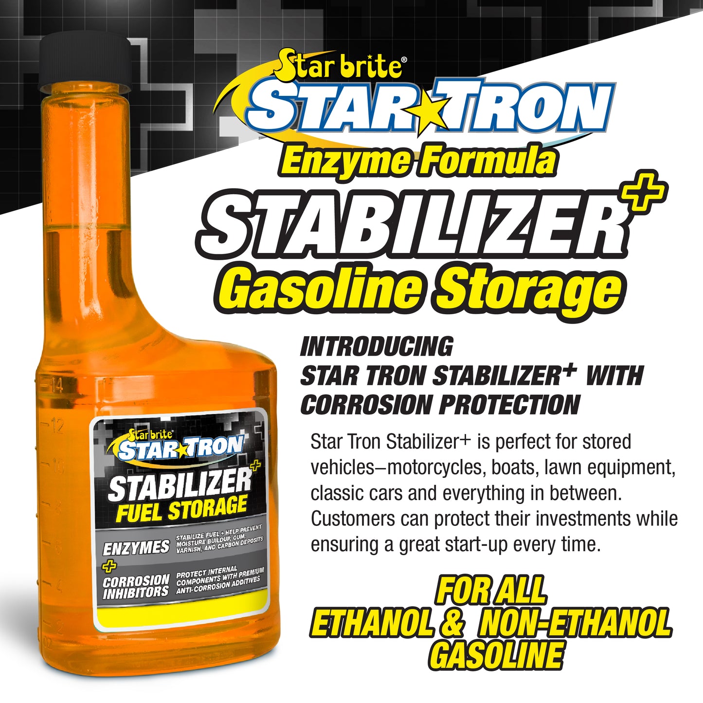 Star Tron Stabilizer+ Fuel Storage & Corrosion Protection