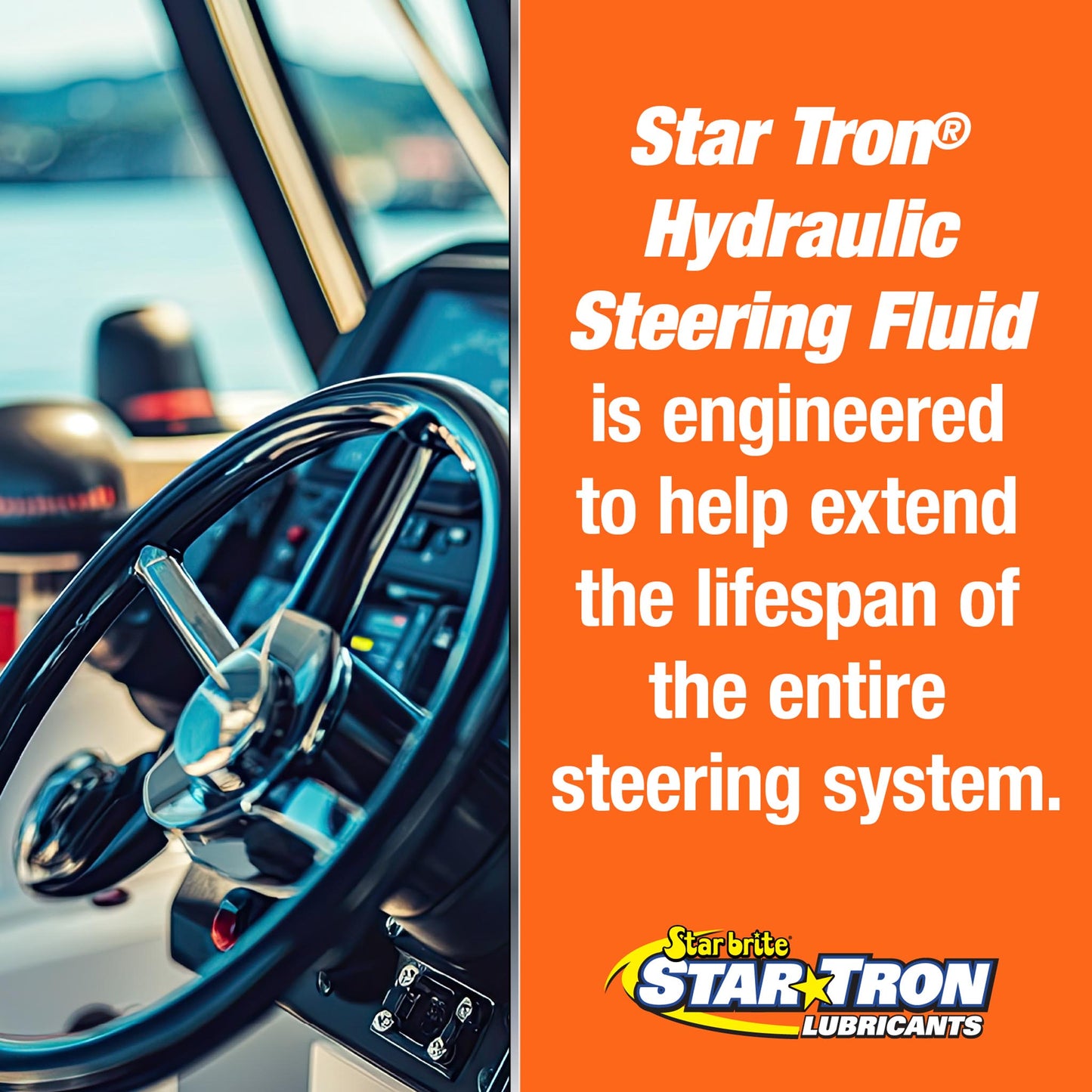 Hydraulic Steering Fluid – ISO 15 Marine Synthetic Blend - Star brite Distributing, LLC