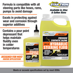Premium Marine Synthetic Blend Hydraulic Steering Fluid ISO15