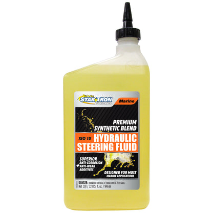 Hydraulic Steering Fluid – ISO 15 Marine Synthetic Blend - Star brite Distributing, LLC