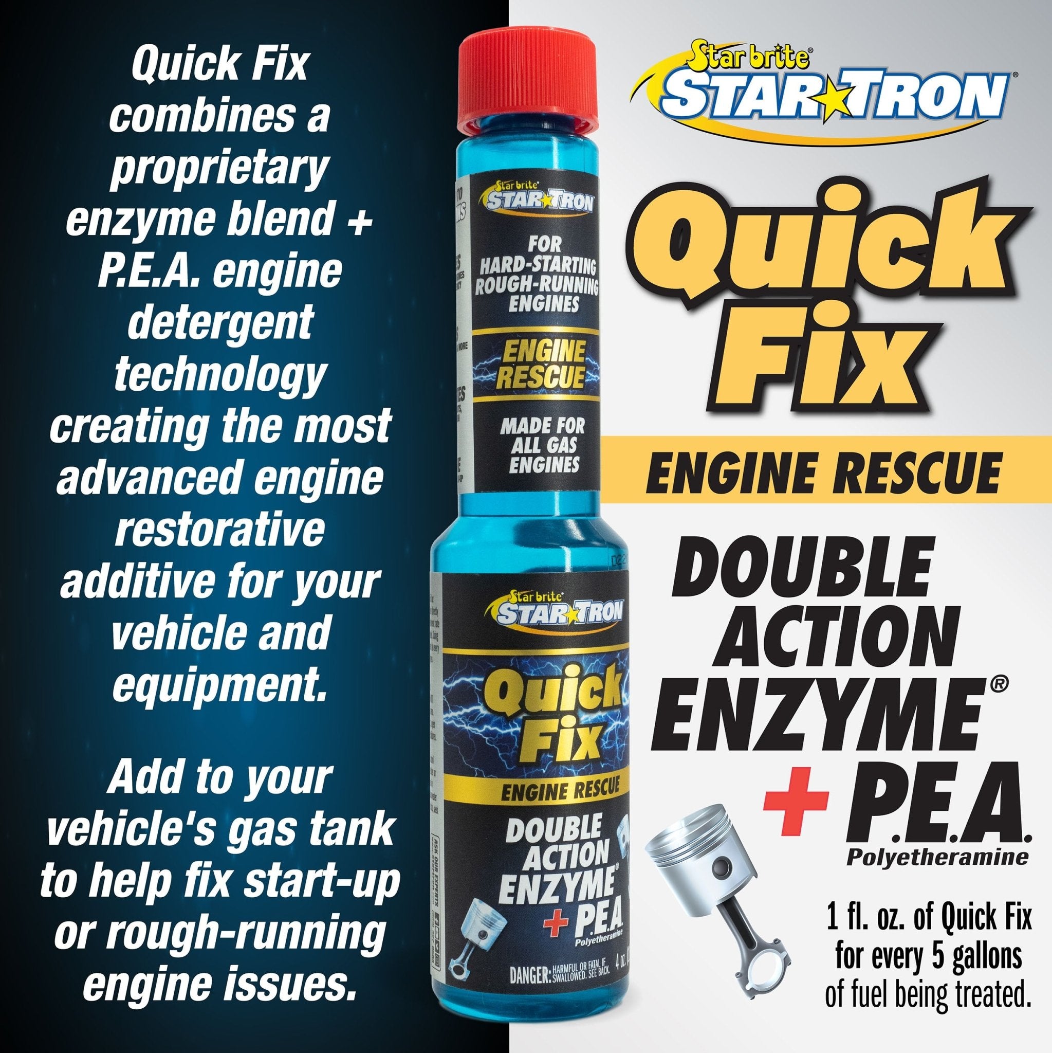 Star Tron Quick Fix Fuel System & Injector Cleaner – Star brite